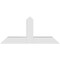 Ekena Millwork Portland Architectural Grade PVC Gable Bracket, 36"W x 16 1/2"H x 4"D x 4"F, 11/12 Pitch GBP036X17X0404POR00 - alternate 2